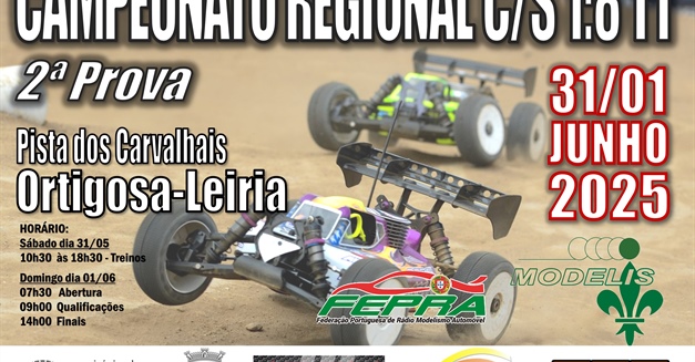 2ª Prova C. Regional Centro/Sul (A e B) 1/8 TT